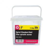 Toolway 169412 - Spiral Standard Nail 2in 3lbs (1.5kg)/pk