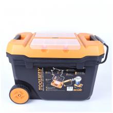 Toolway 187035 - Jumbo Pro Toolbox With Lid & Wheels 23.5 x15x16.5in