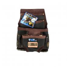 Toolway 187051 - Heavy Duty Tool Bag Oil Tanned Leather 10-Pocket