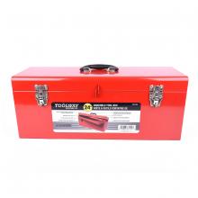 Toolway 187124 - Toolbox With Lid Red Steel 24in