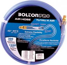 Toolway 192805 - Air Hose 3/8inX50ft Flexible PVC Quick Coupler & Plug with ¼in female NPT