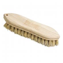 Toolway 222902 - Hand Held Scrub Brush with White Natural Fiber 9in