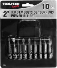 Toolway 337540 - 10PC 2in POWER BITS & HOLDER