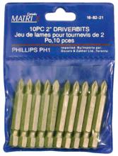 Toolway 710825 - Driver Bit PH N°2 - 2in 10/pk