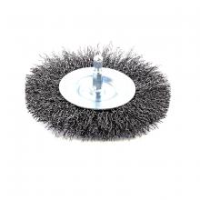 Toolway 733344 - Wire Wheel Brush Crimped 4in Shank 1/4in