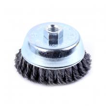 Toolway 733366 - Knotted Wire Cup Brush 4in Shank 5/8in