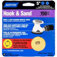 Toolway 85002003 - Hook & Loop Disc 5-8in Hole P150 4Pk