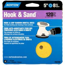 Toolway 85002208 - Hook & Loop Disc 5in 8Hole 120g