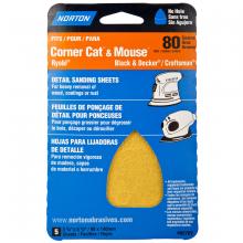 Toolway 85002707 - Hook & Loop Iron Shaped Sheets 80G Coarse