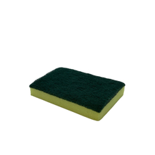 Toolway 87025104 - Sponges Foam Heavy Duty Scrubbing  6 x 4in Green+Yellow 5pk