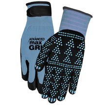 Toolway 88009510 - 1Pair Gloves Work Advanced Max Grip Pro Grade Safety Size: S/M  Blue Back