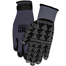 Toolway 88019510 - 1Pair Gloves Work Advanced Max Grip Pro Grade Safety Size: L/XL Grey Back