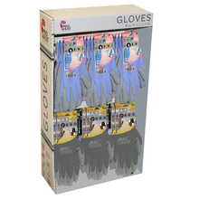 Toolway 88021107 - 48Pair Display Gloves Work Gripping Touch Screen Compatible Sizes: M(24), L(24)