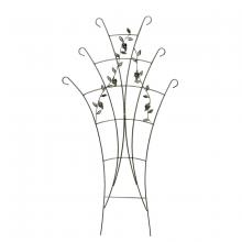 Toolway 88030282 - Vineyard Wire Fan Trellis 1/4"D 66x36" Black