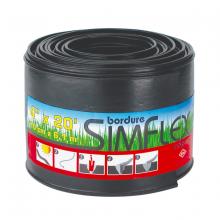 Toolway 88070036 - Lawn Edging Plastic Simflex 4in x 20ft Black