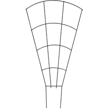 Toolway 88150012 - Wire Fan Trellis for Planter Pots 37x19" Black
