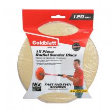 Toolway G25642 - Vortex Sanding Disk 9in 120 Grit 15Pk