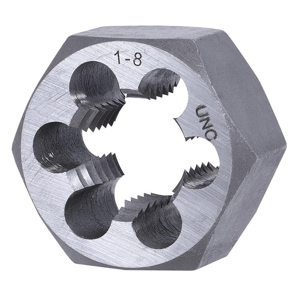 1&#34;-8 NC Alloy Steel SAE Hex Dies - 1-13/16&#34; Hex
