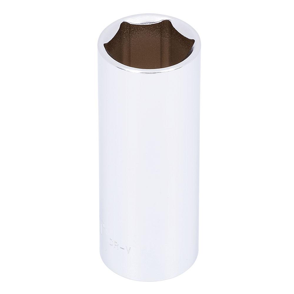 1/2&#34; DR x 5/8&#34; Deep Chrome Socket - 6 pt
