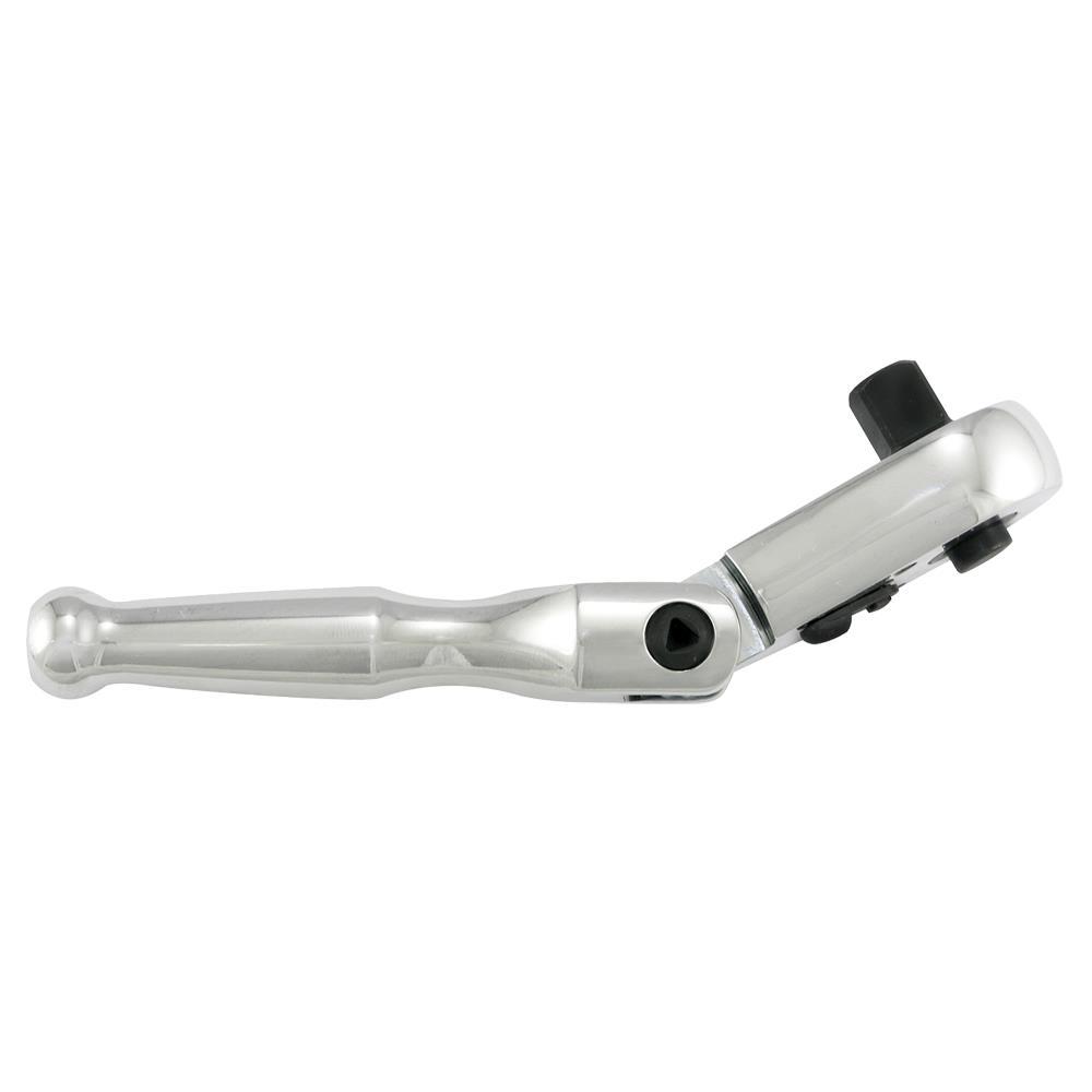 3/8&#34; DR Stubby Flex Head Ratchet Wrench - Heavy Duty