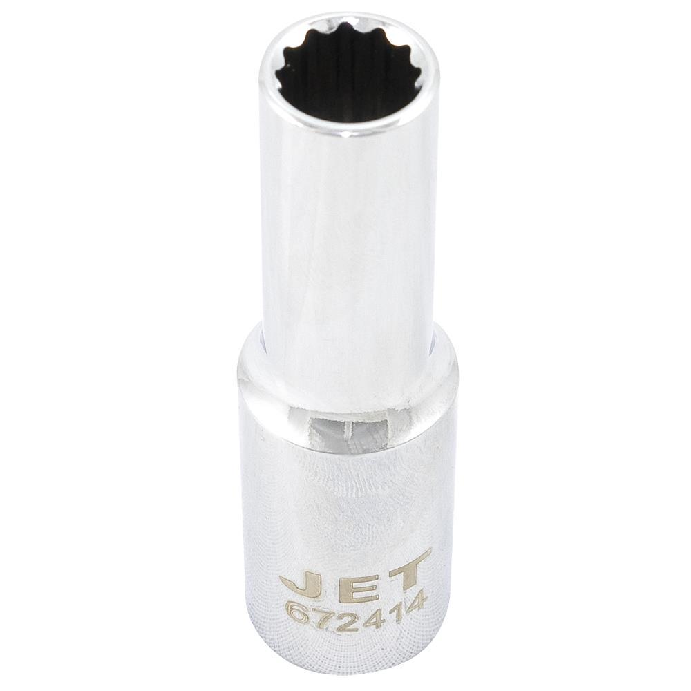 1/2&#34; DR x 7/16&#34; Deep Chrome Socket - 12 pt