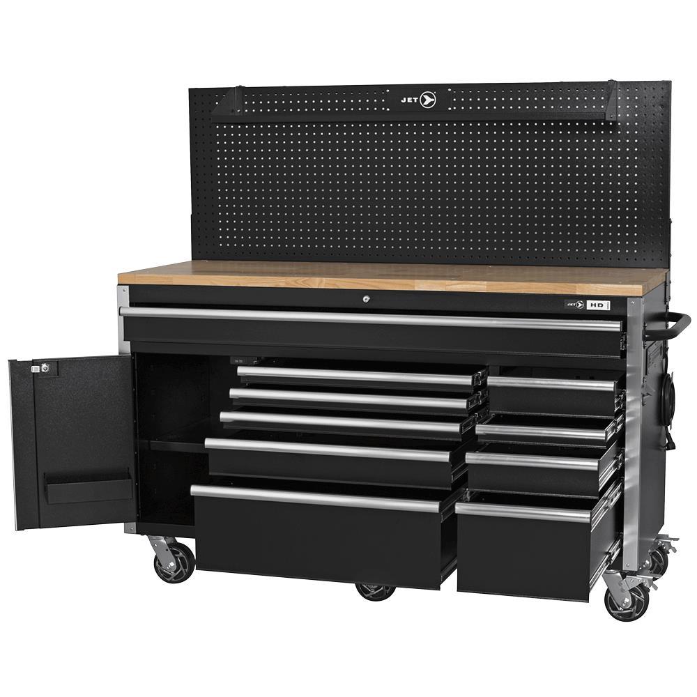 HD Series Mobile Work Bench - 10-Drawers - 61&#34; x23&#34;