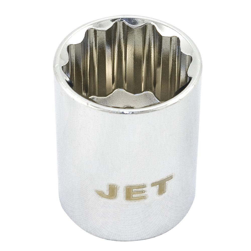 1/2&#34; DR x 1-1/8&#34; Regular Chrome Socket - 12 pt