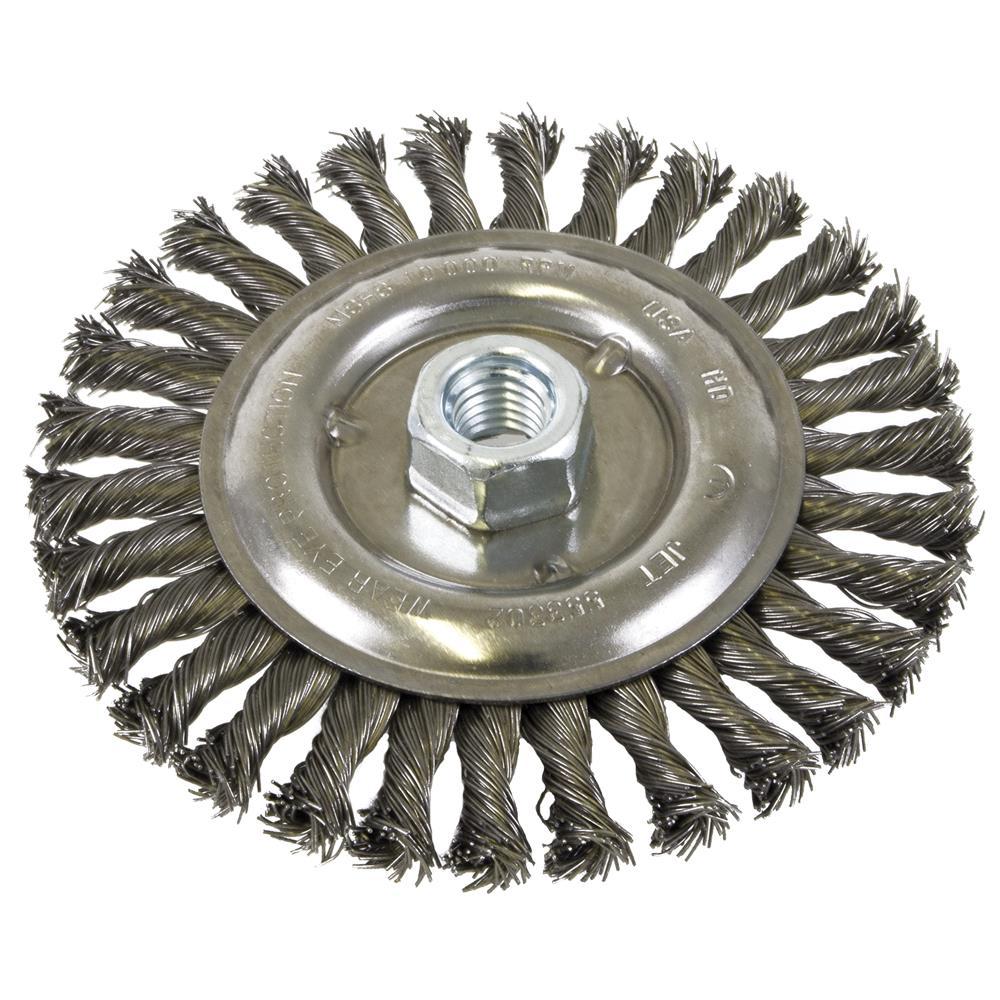 Full Cable Twist Knot Wheels for Angle Grinders