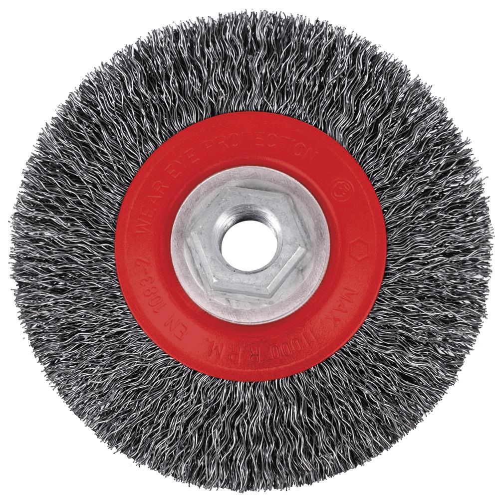 Crimped Wire Wheel Brushes for Angle Grinders
