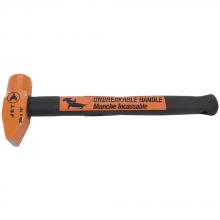 Jet - CA 740178 - Cross Pein Hammer - Indestructible Handle - 2 lb x 16" - Super Heavy Duty