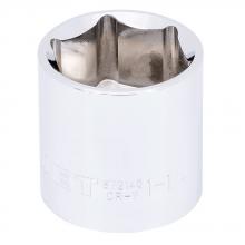 Jet - CA 672140 - 1/2" DR x 1-1/4" Regular Chrome Socket - 6 pt
