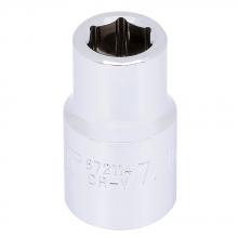 Jet - CA 672114 - 1/2" DR x 7/16" Regular Chrome Socket - 6 pt