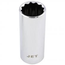 Jet - CA 671814 - 3/8" DR x 14 mm Deep Chrome Socket - 12 pt