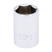 Jet - CA 672124 - 1/2" DR x 3/4" Regular Chrome Socket - 6 pt