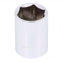 Jet - CA 672116 - 1/2" DR x 1/2" Regular Chrome Socket - 6 pt