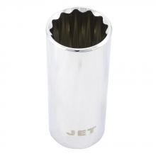 Jet - CA 672422 - 1/2" DR x 11/16" Deep Chrome Socket - 12 pt