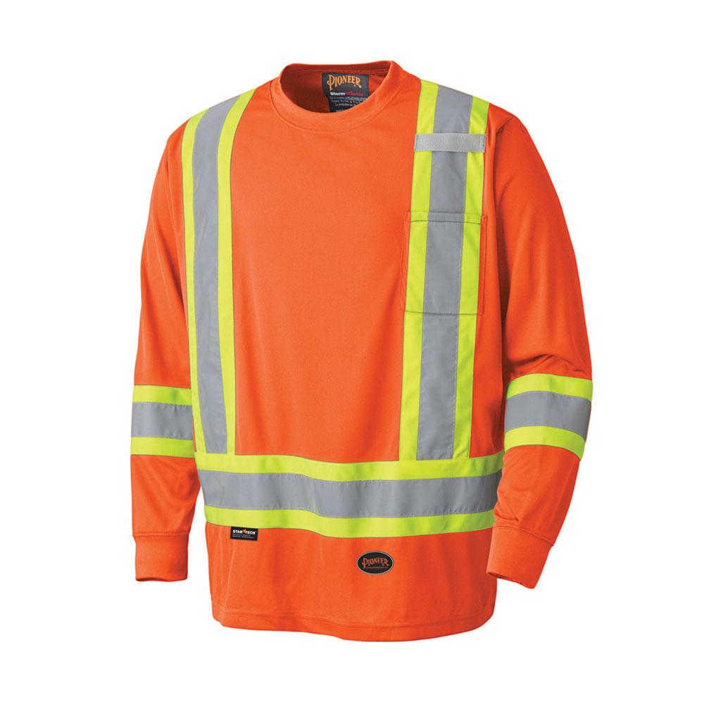 Bird&#39;s-Eye Long-Sleeved Safety Shirts