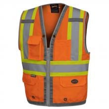 Pioneer V1010250U-XL - Mesh Back Zip-Front Surveyor’s Safety Vests