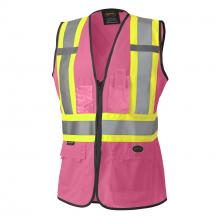 Pioneer V1021840-XS - Women's Safety Vest Tricot Poly Interlock