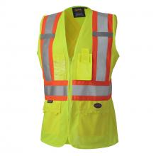 Pioneer V1021860-XS - Women's Safety Vest Tricot Poly Interlock