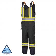 Pioneer V1120870-XL - Hi-Vis Waterproof Quilted Safety Overalls