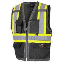 Pioneer V1010270-XL - Mesh Back Zip-Front Surveyor’s Safety Vests