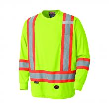 Pioneer V1051260U-M - Bird's-Eye Long-Sleeved Safety Shirts