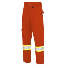 Pioneer V2541050-36X32 - FR-Tech® Hi-Vis 88/12 7 oz FR/Arc-Rated Safety Cargo Pants - Hi-Vis Orange - 36x32