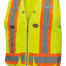 Pioneer V1010141U-XL - Hi-vis Multi-Pocket Surveyor Vests