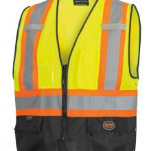 Pioneer V1020161U-S/M - Hi-Vis Safety Vests with Adjustable Sides
