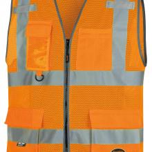 Pioneer V1024850U-XS - Poly Mesh Zip-Front Safety Vests