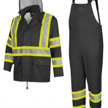 Pioneer V1080170U-XL - Waterproof Lightweight Safety Rainsuits - Polyester/PVC