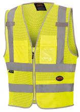 Pioneer V1025260U-XL - Poly Mesh Zip-Front Safety Vests