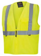Pioneer V1060360U-XL - Hi-Vis Mesh Zip-Up Safety Vest